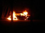 На автомобильной трассе в Бурятии сгорела машина 